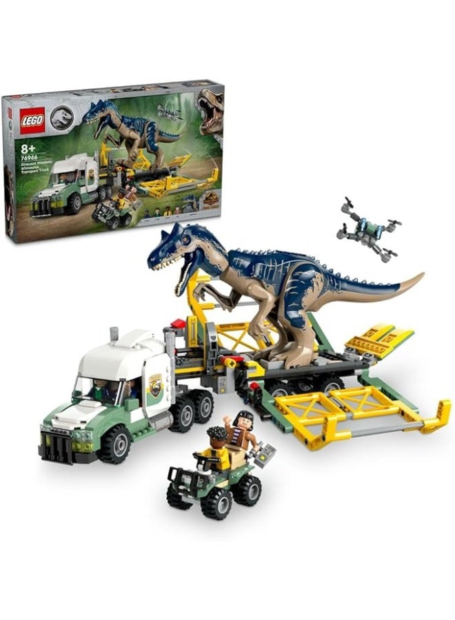 شاحنة نقل الألوصور لمهام الديناصورات